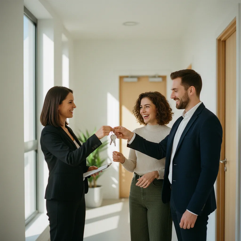 La remise des clés, étape clé de la mise en location d'un bien