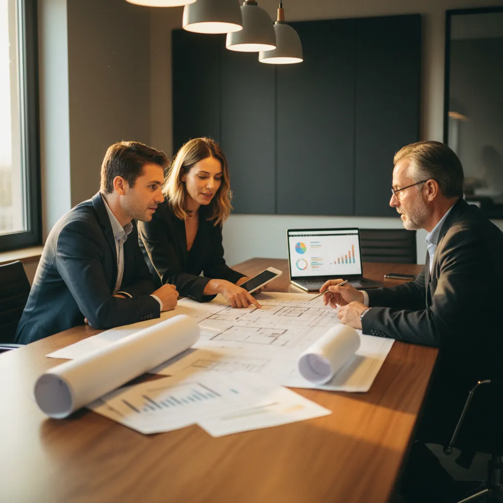 Simulation financière d'un projet d'investissement en loi Denormandie avec un conseiller