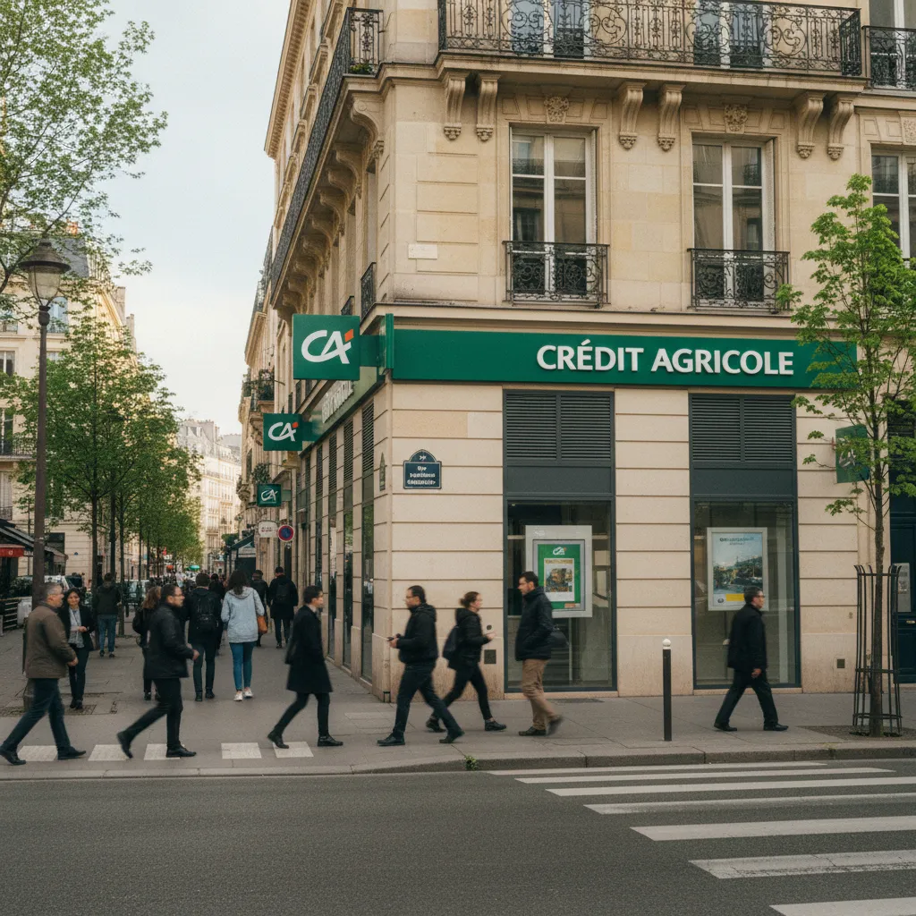 Le Crédit Agricole dispose de plus de 7 000 agences réparties sur tout le territoire français