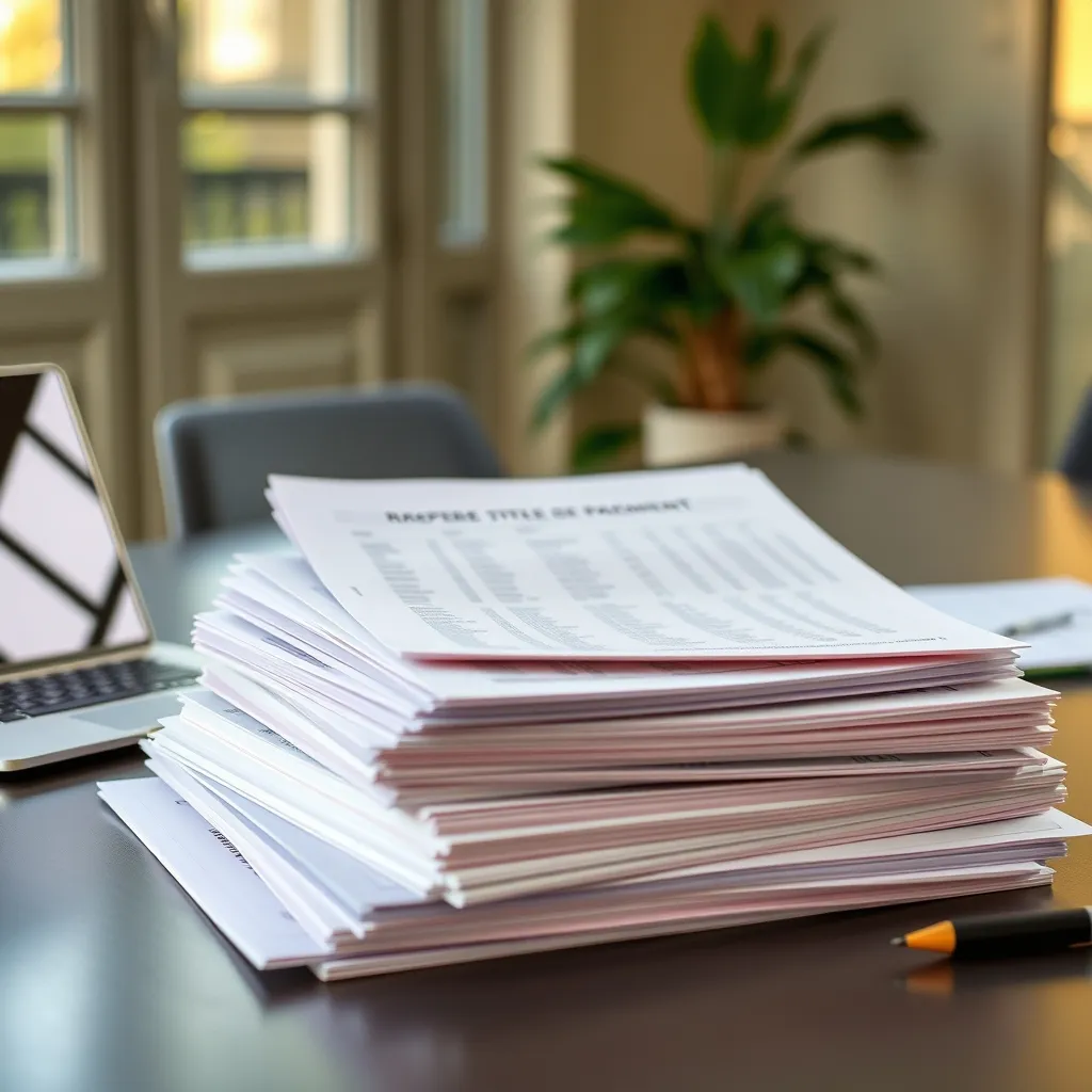 Les documents nécessaires au compromis doivent être rassemblés avant le rendez-vous