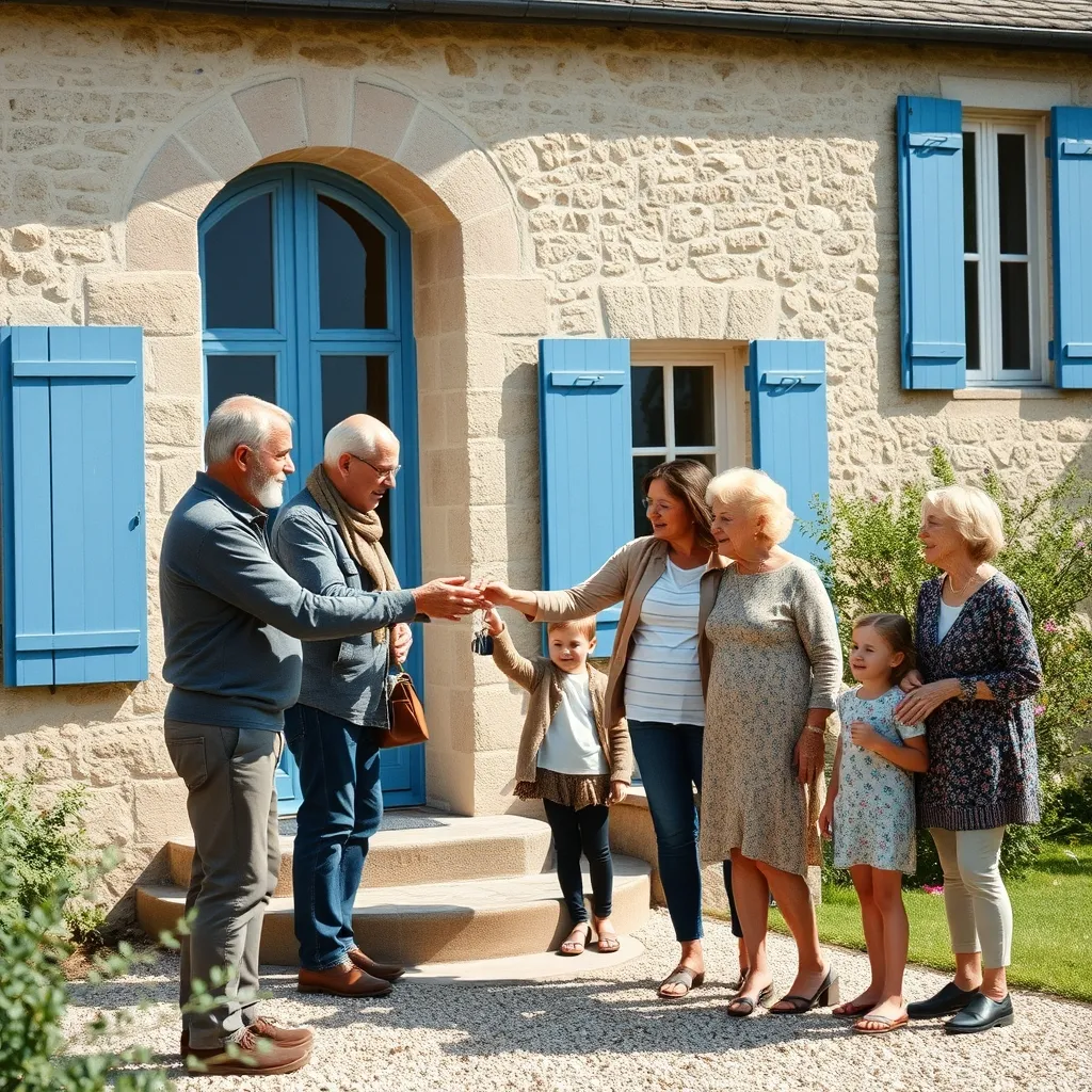 La donation avec réserve d'usufruit permet de transmettre son bien tout en continuant à l'habiter