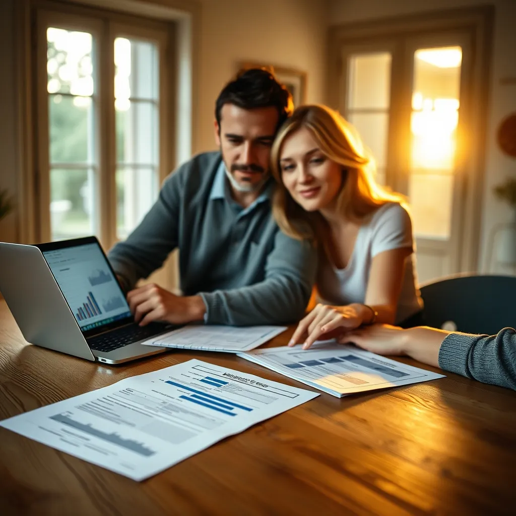 Copropriétaires comparant les devis d'assurance pour leur immeuble
