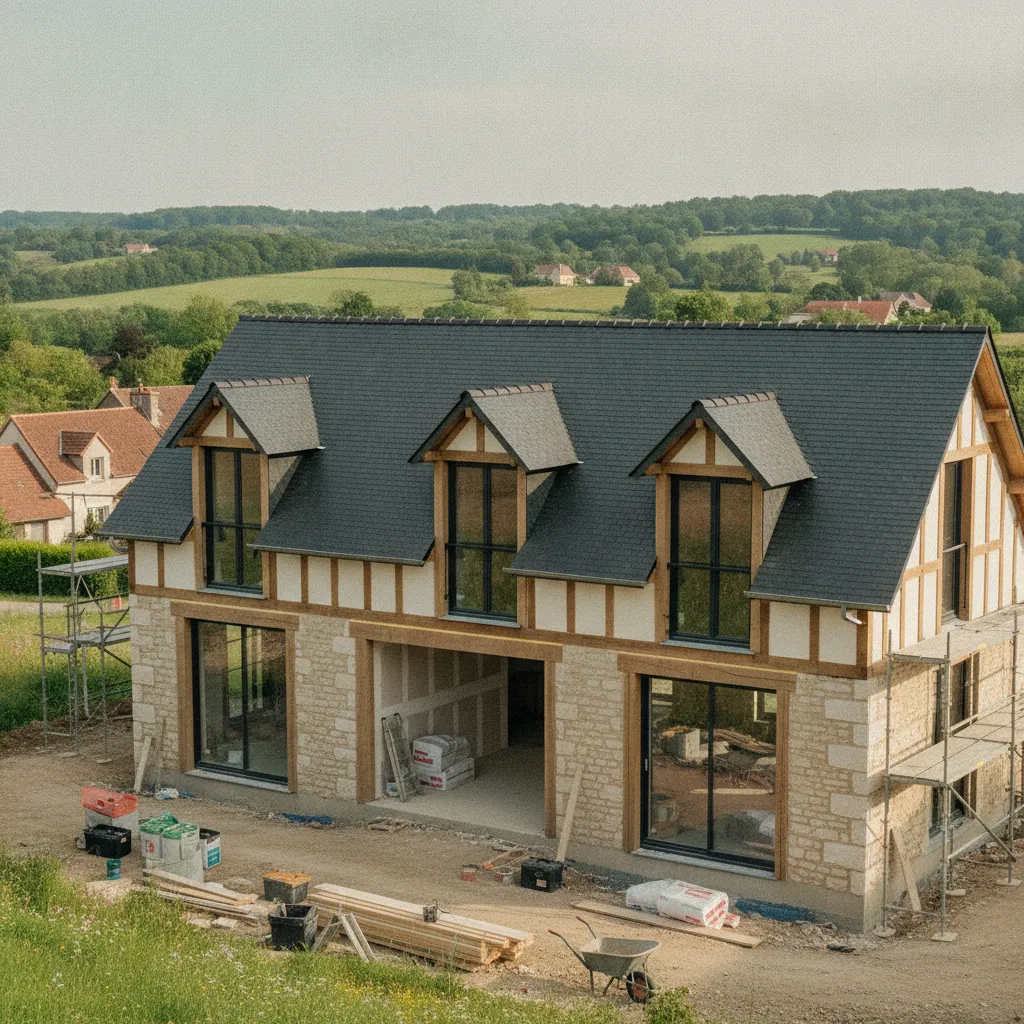 Au stade hors d'eau hors d'air, la maison peut être assurée avec un contrat habitation adapté