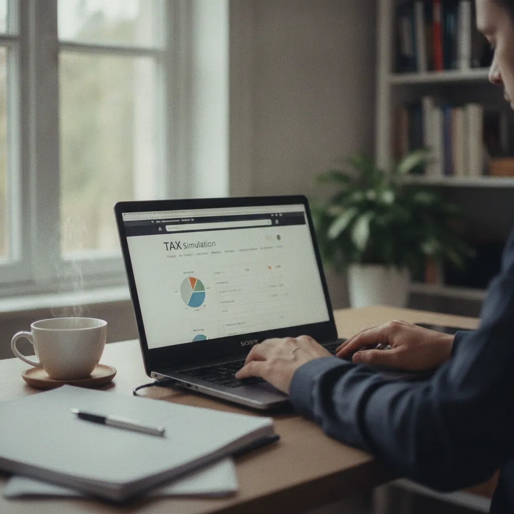 Utilisation d'un simulateur en ligne pour estimer la taxe foncière avant un achat