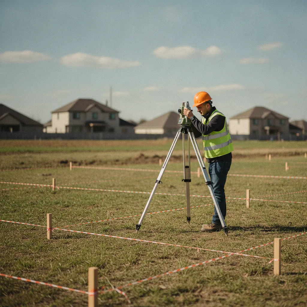 L'achat de terrain nécessite des clauses suspensives spécifiques comme le bornage et l'étude de sol