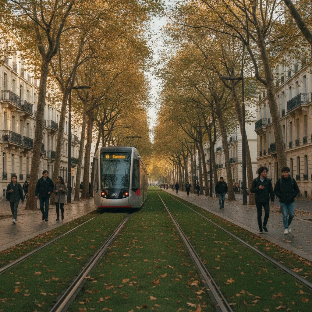 Le tramway de Caen dessert les quartiers les plus recherchés pour la colocation