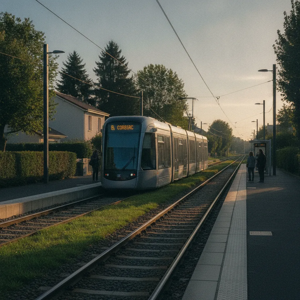 La ligne A du tramway relie Pessac au centre de Bordeaux en moins de 30 minutes