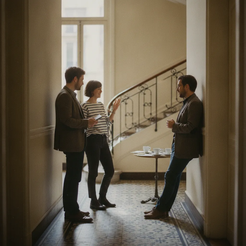 En petite copropriété, les décisions peuvent se prendre lors de consultations informelles entre voisins