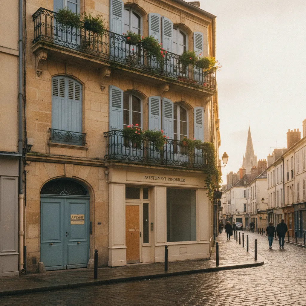 Un immeuble de rapport typique financé par crédit investissement locatif