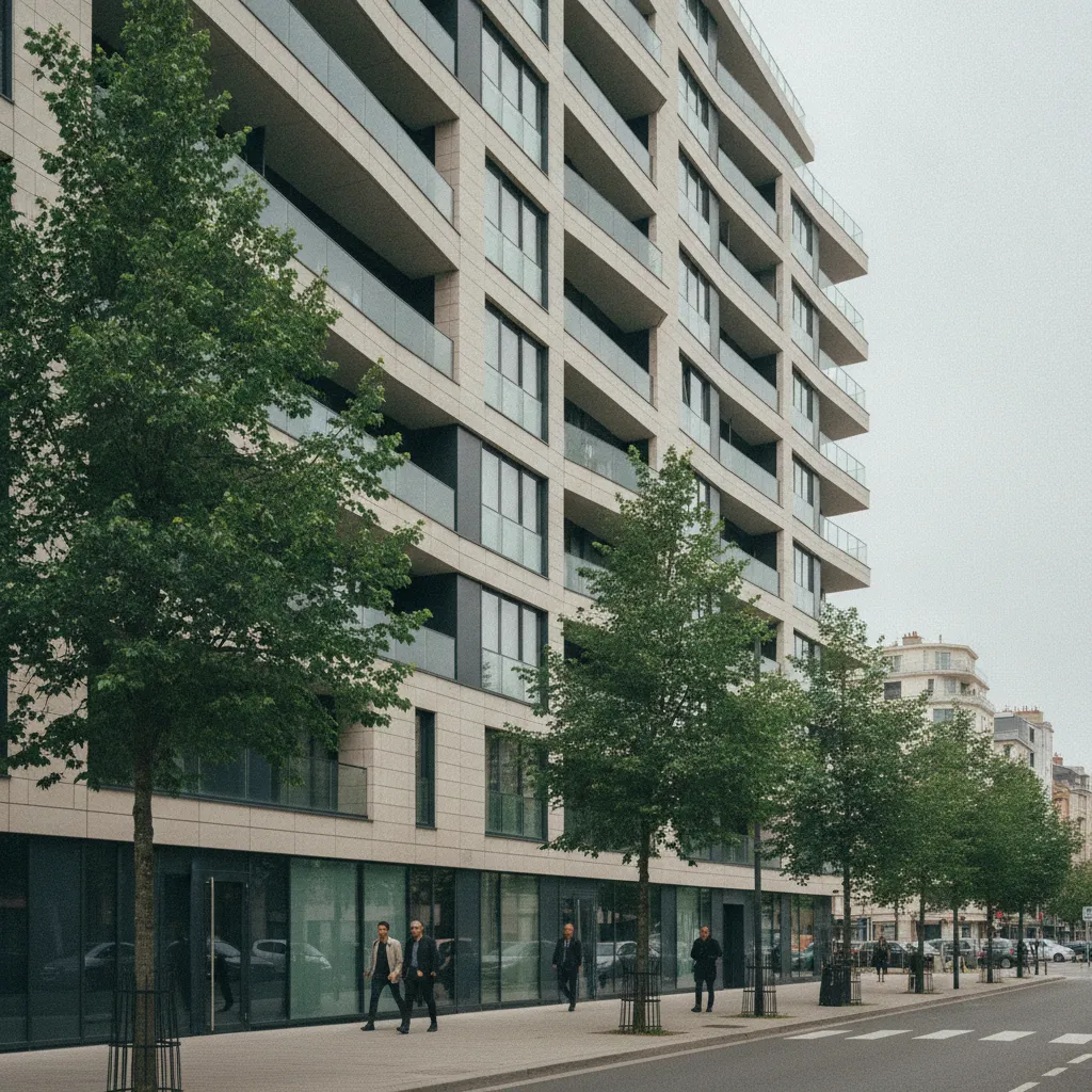 Immeuble neuf à Rennes, cible typique d'un achat en nue-propriété temporaire