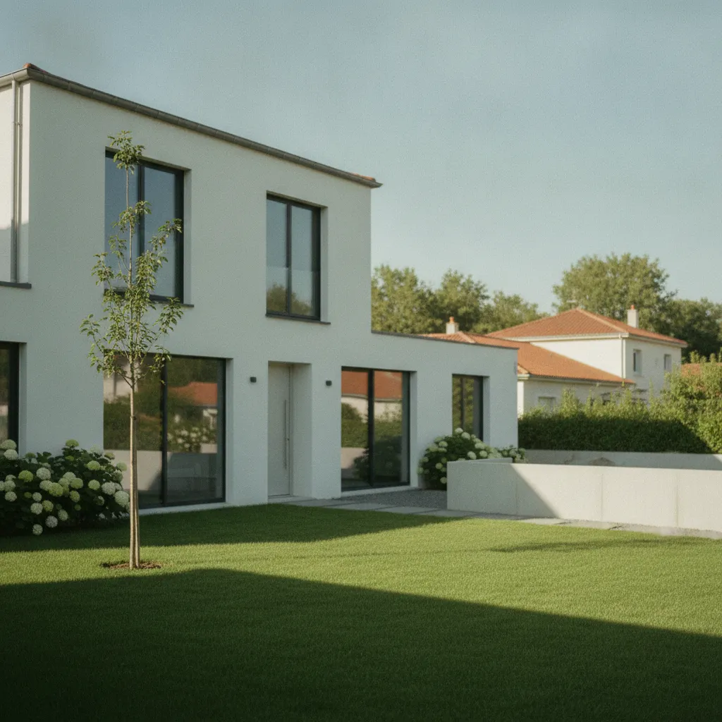 Maison neuve en lotissement, éligible aux frais de notaire réduits