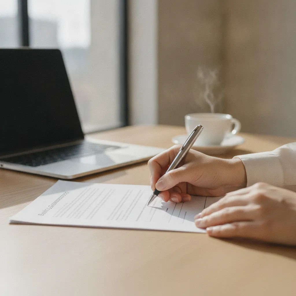 La signature du cautionnement se fait directement en agence bancaire