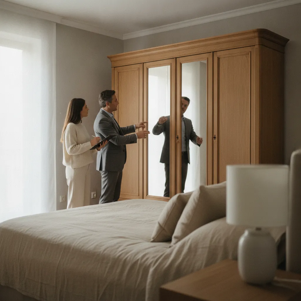 L'inspection pièce par pièce garantit un constat exhaustif du mobilier