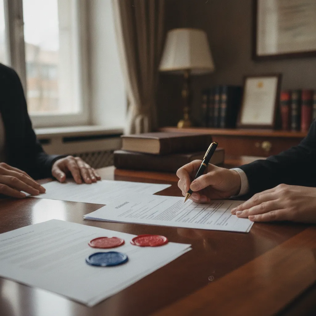 La signature chez le notaire constitue l'étape finale qui officialise votre premier achat immobilier