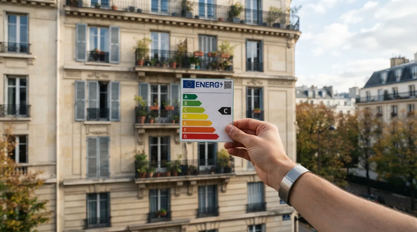 Étiquette énergie du diagnostic de performance énergétique, de la classe A à la classe G
